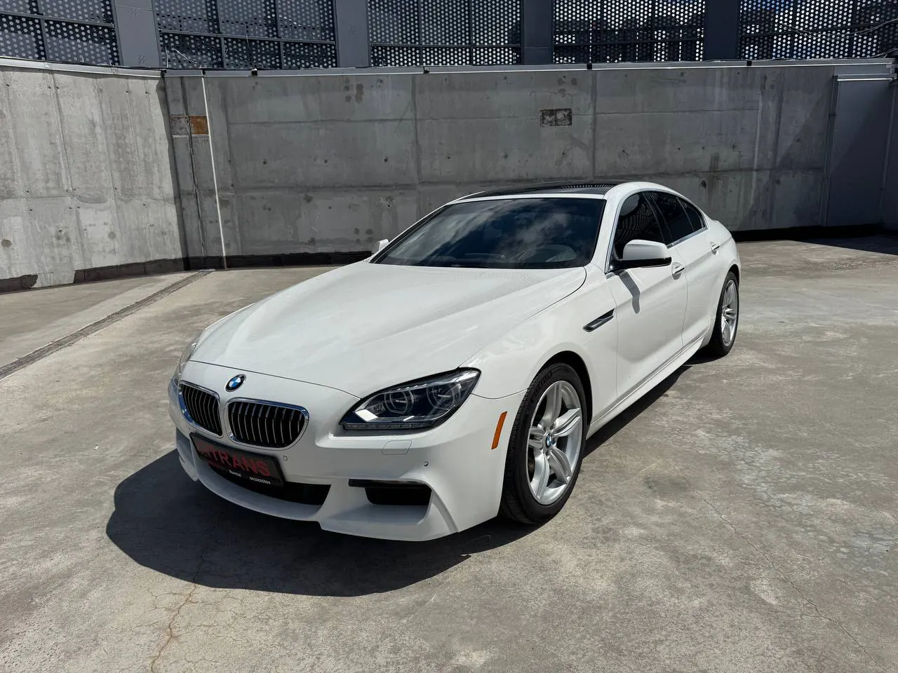 BMW 640 2012 from the KTrans rental fleet