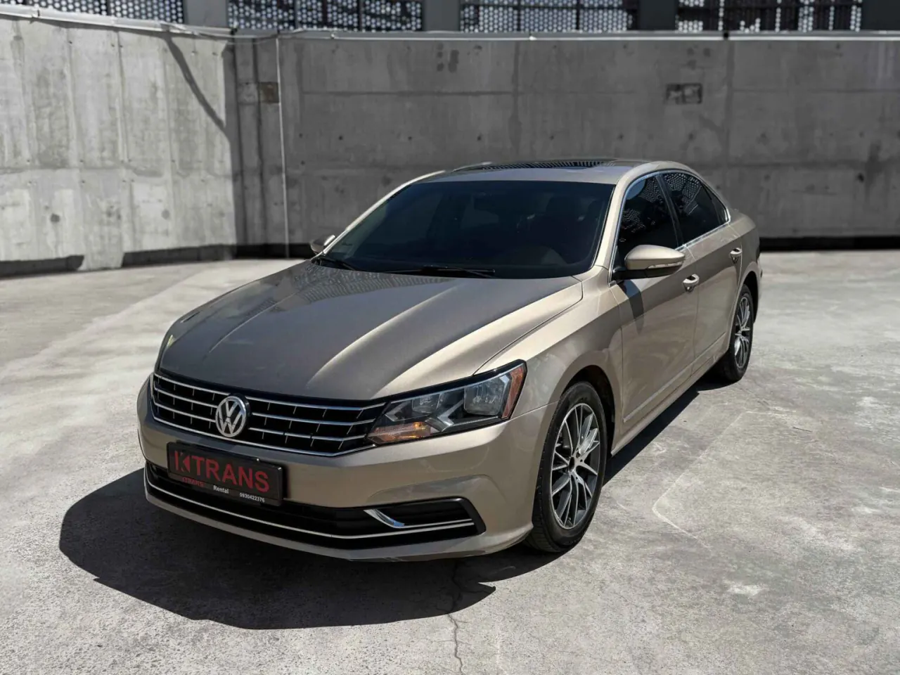 Volkswagen Passat 2016 з парку оренди KTrans